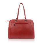 Genuine Leather Satchel Bag for Women, Office & Travel Full-Grain Leather, 16x12x5 Inch, Adjustable Strap, Shoulder Carry, 3 Sections, Inner Pocket, 2-Year Warranty - Image 2