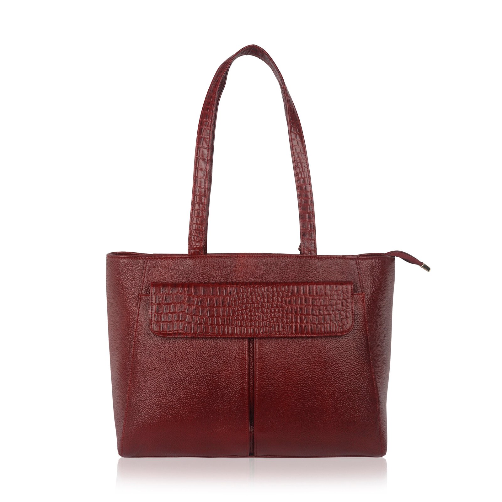 _MG_8899 Genuine Full Grain Leather Tote Bag for Women, 15.6 Inch Laptop, Office Travel Dual Handles, Spacious Storage, Ideal for Work, Business Trips & Everyday Use - Image 1