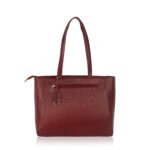Genuine Full Grain Leather Tote Bag for Women, 15.6 Inch Laptop, Office Travel Dual Handles, Spacious Storage, Ideal for Work, Business Trips & Everyday Use - Image 2
